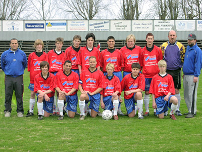 Lagfoto Bergkvara AIF 2004, seniortrupp