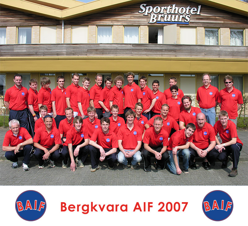 Lagfoto Bergkvara AIF 2007, seniortrupp