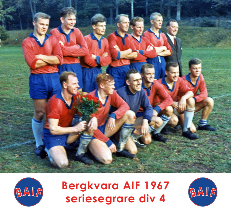 Lagfoto Bergkvara AIF 1967, seriesegrarna