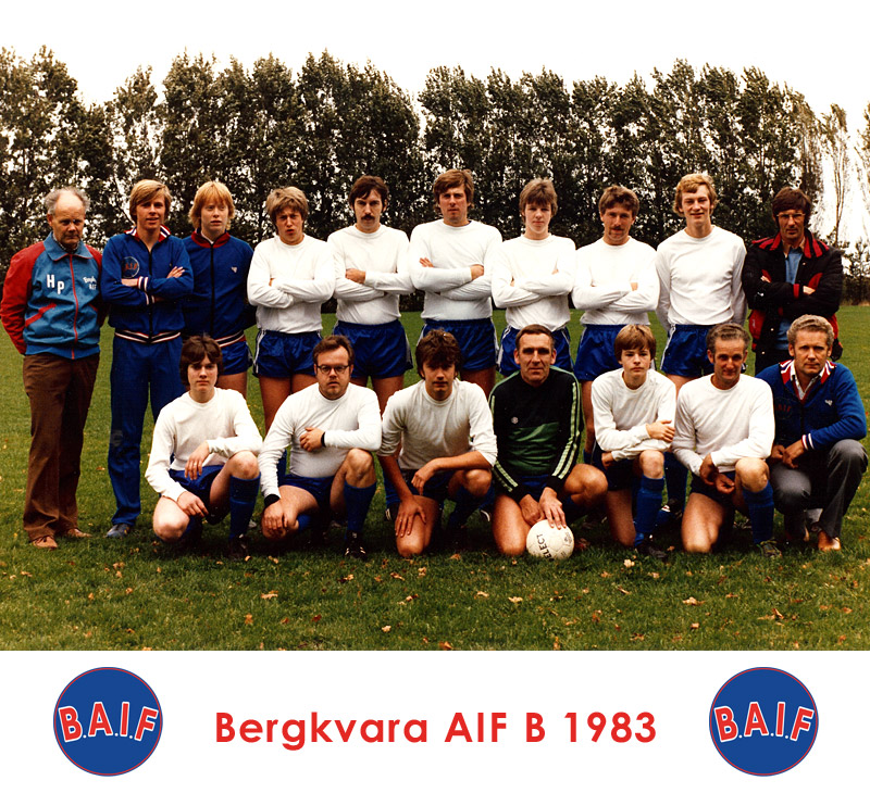 Lagfoto Bergkvara AIF 1983, B-lag